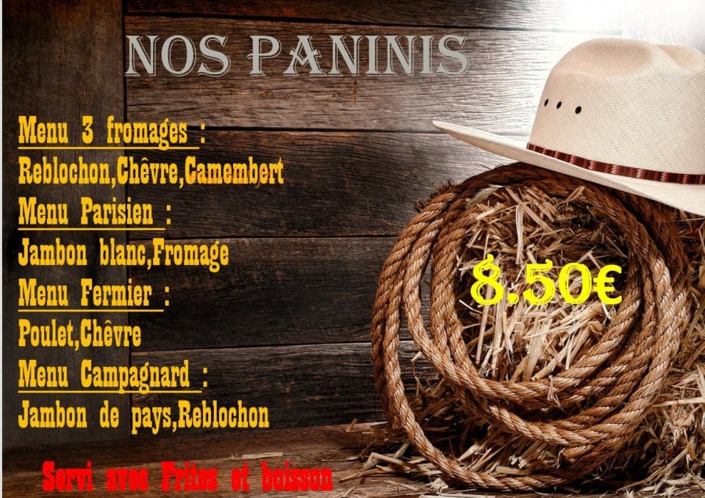 Ô Saloon — carte page 3