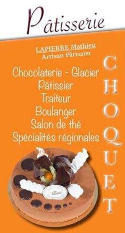 Carte et menu de Patisserie Choquet à Bonneuil Matours — informations