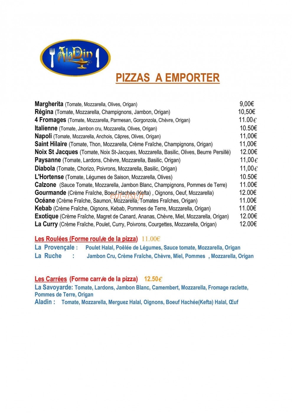 Aladin — carte page 6