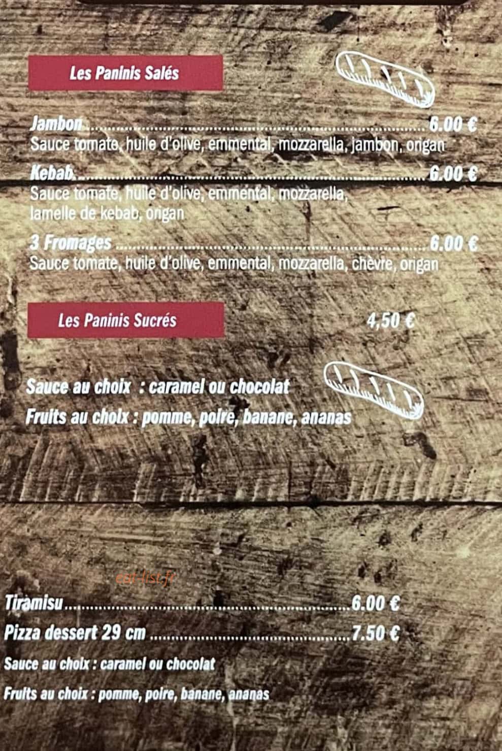 Food pizz burger — carte page 5