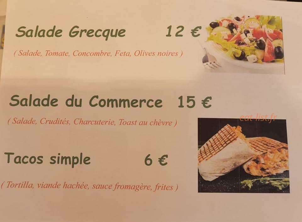 Le Commerce — carte page 1