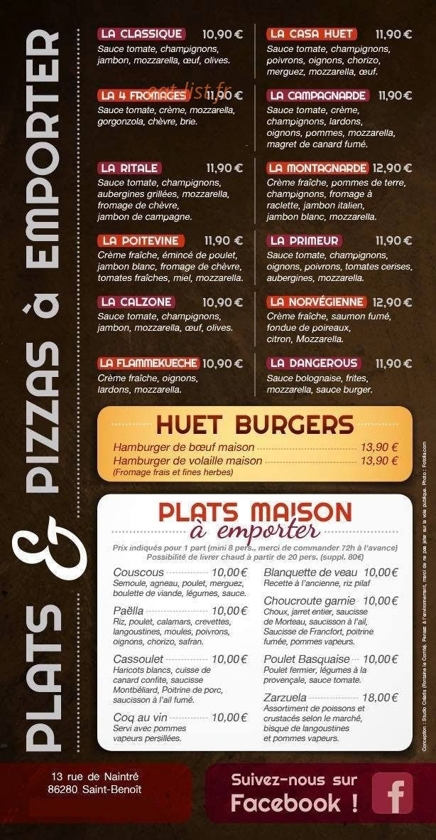 Casa huet — carte page 6
