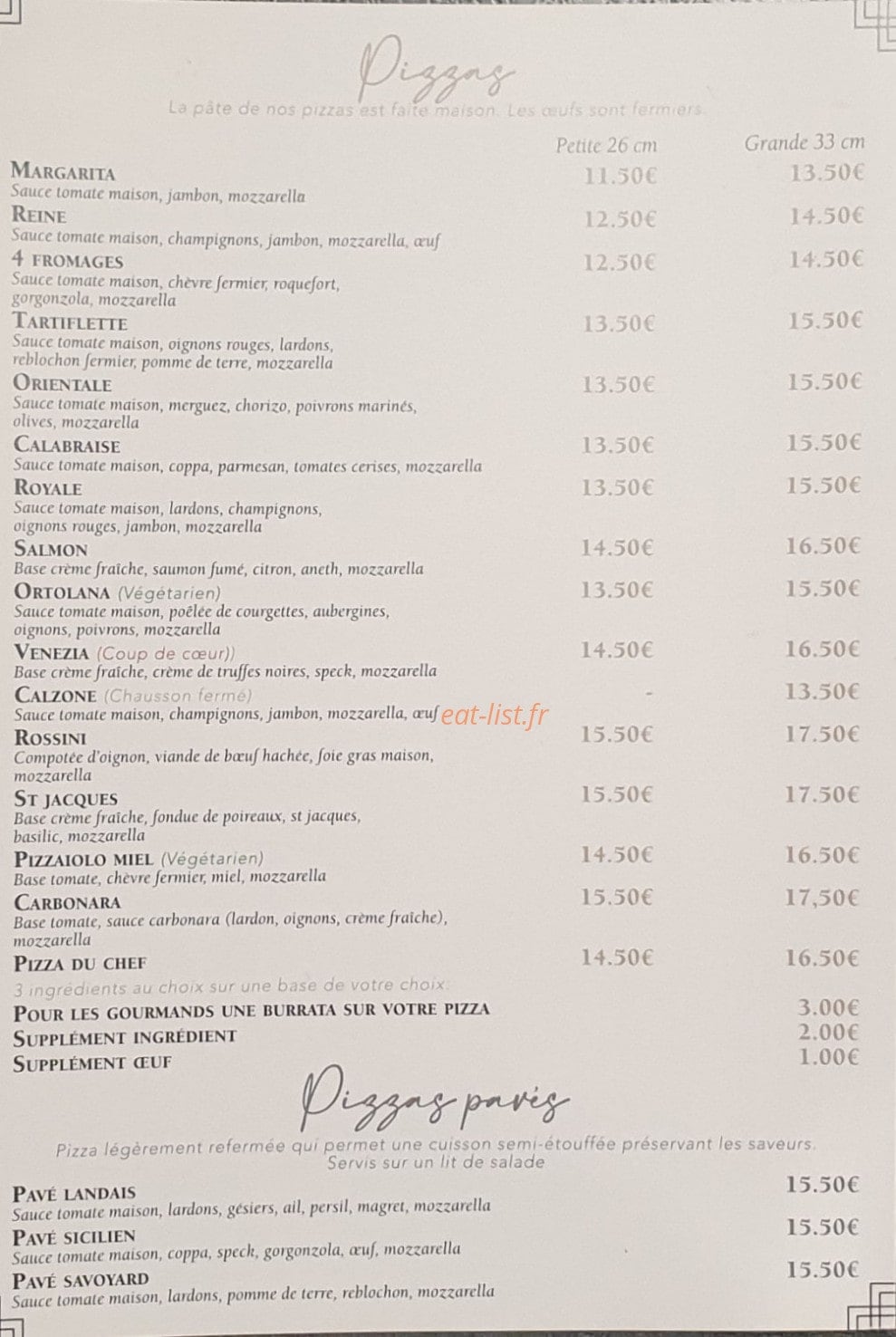 Le Venezia — carte page 3
