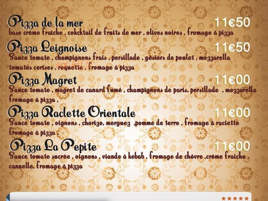 La pépite orientale — carte page 2