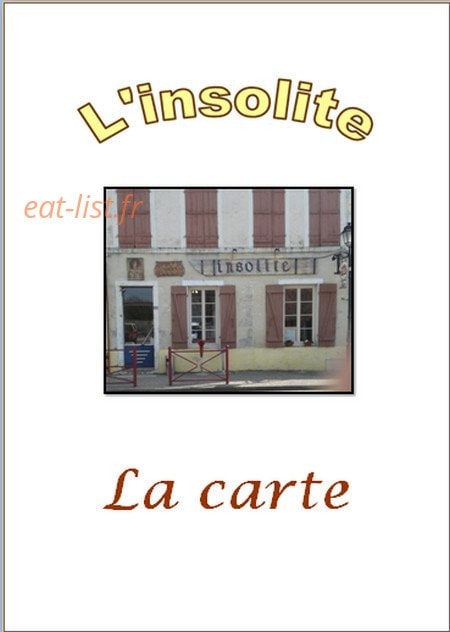 L'Insolite — carte page 1
