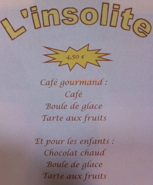 L'Insolite — carte page 4