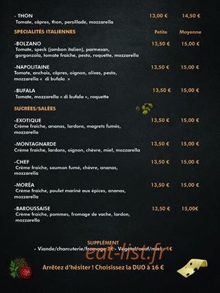 Db pizzeria — carte page 6
