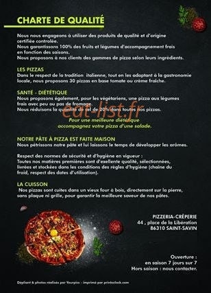 Db pizzeria — carte page 2