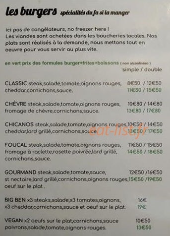 Fa si la manger — carte page 1
