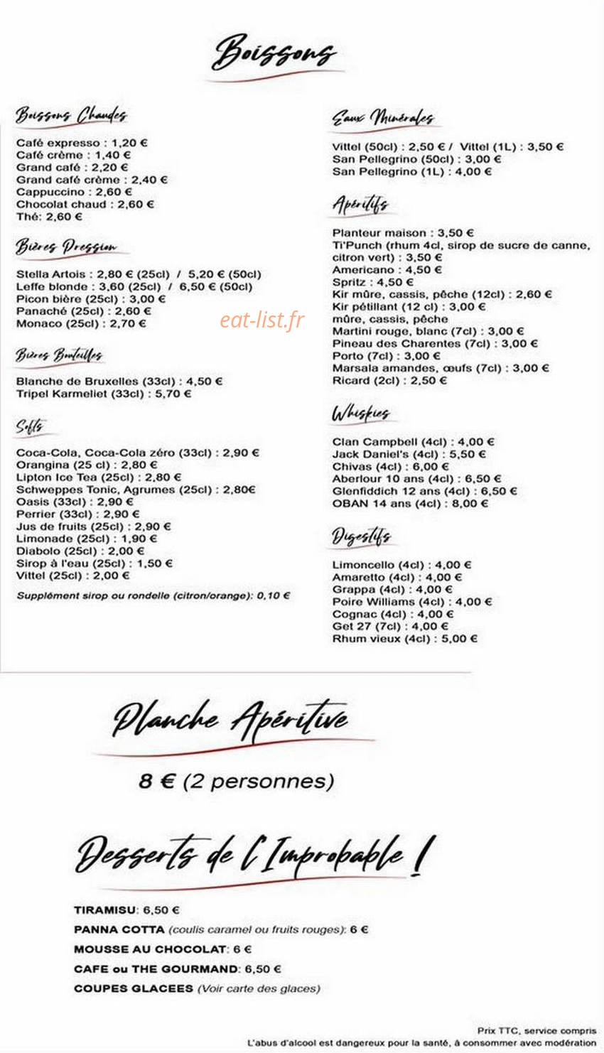 L'Improbable ! — carte page 3