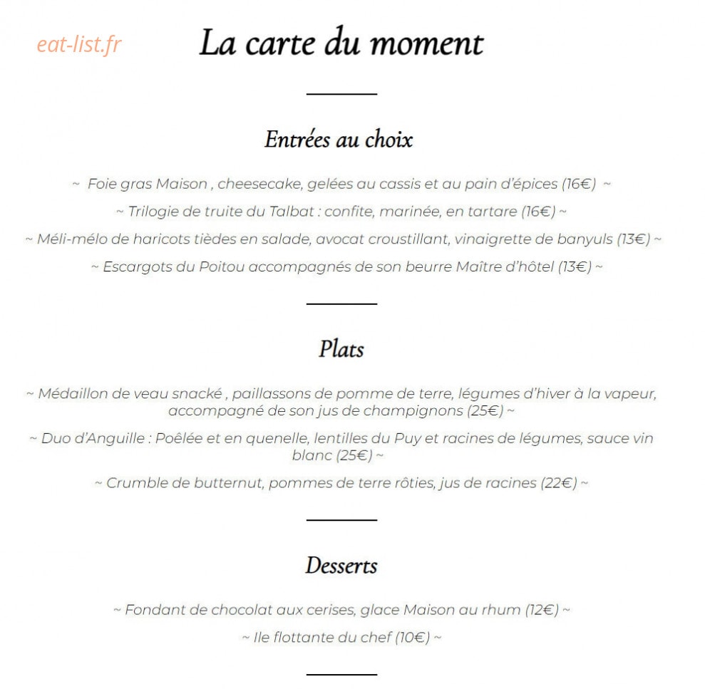Le Cerasus — carte page 2