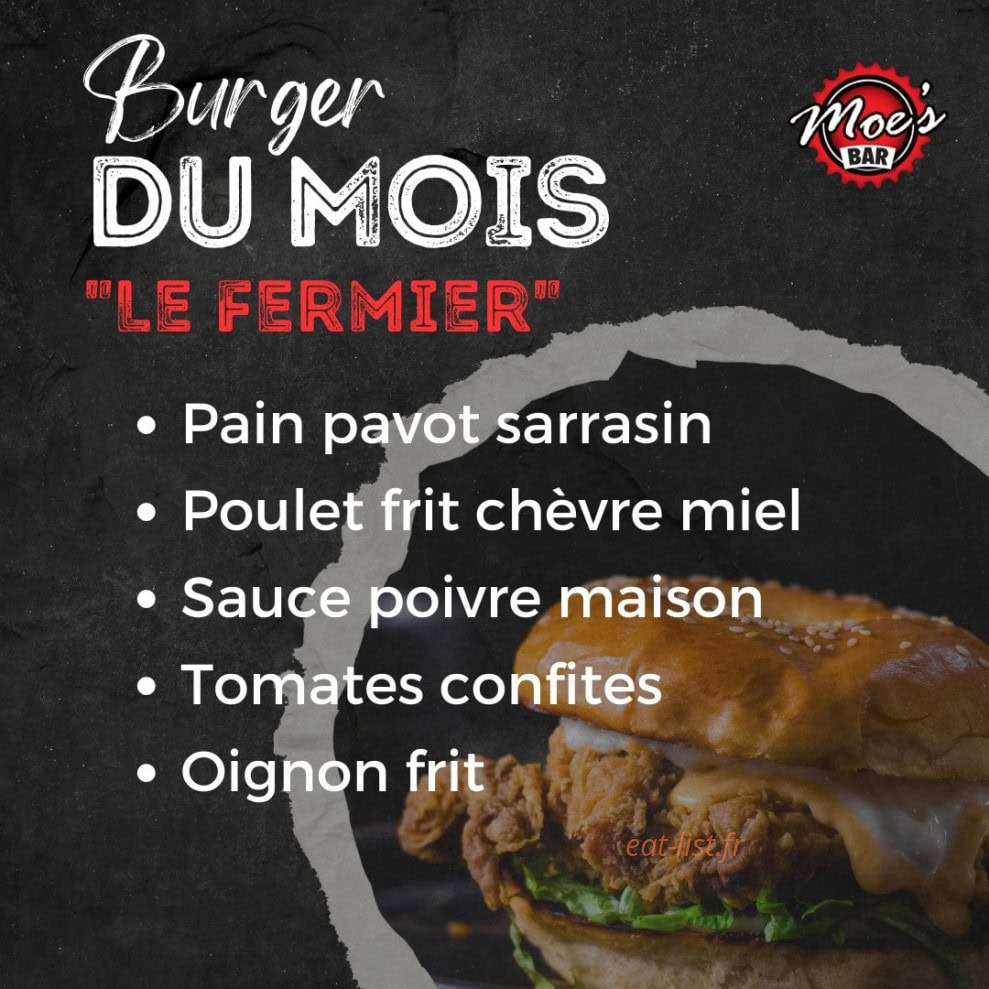 Chez Moe — carte page 1