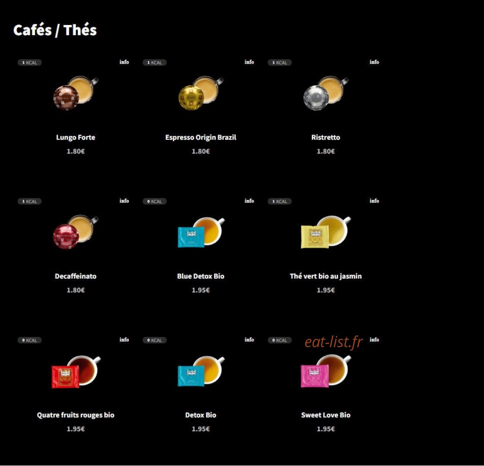 Eat Salad — carte page 16