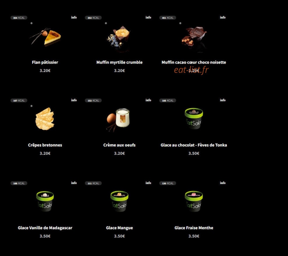 Eat Salad — carte page 11
