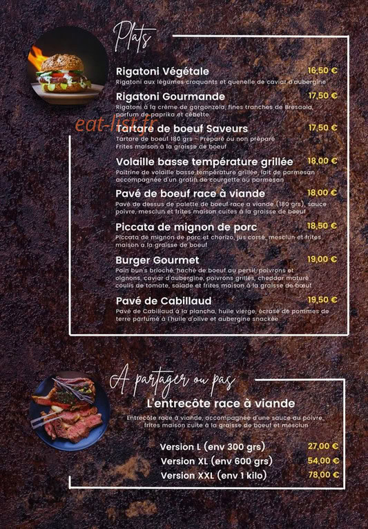 La Cave des Saveurs — carte page 3
