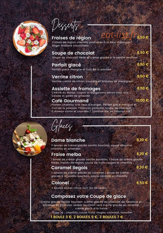 La Cave des Saveurs — carte page 4
