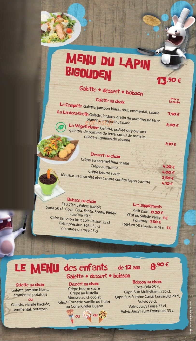 La Crêpe Volante — carte page 4