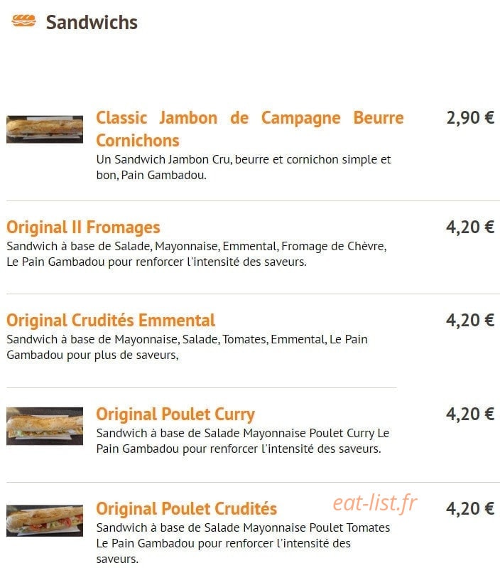La Gambadou — carte page 3