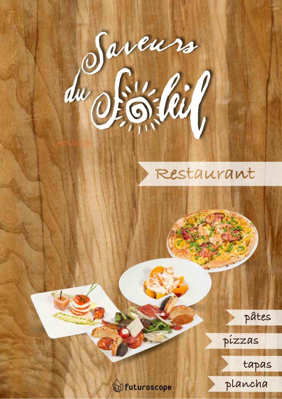 Saveurs Du Soleil — carte page 1