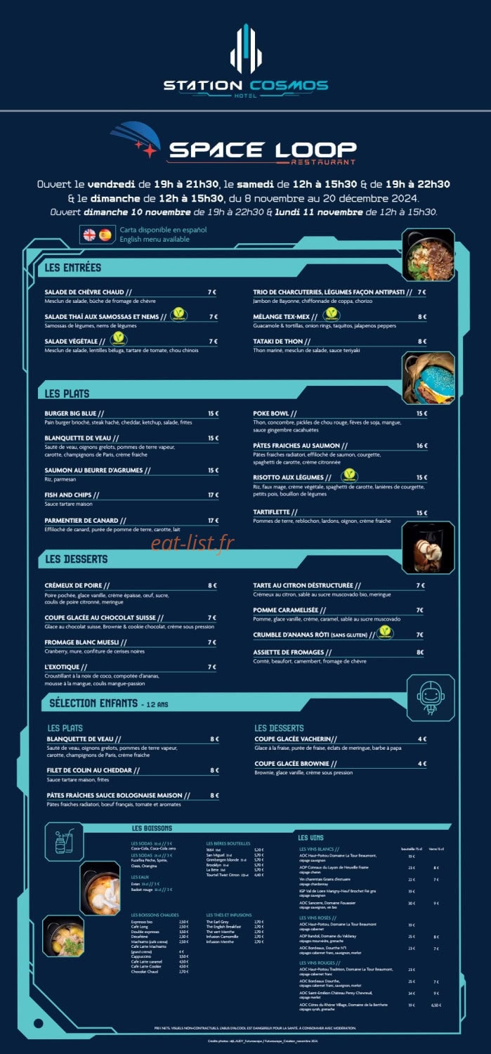 Space Loop — carte page 1