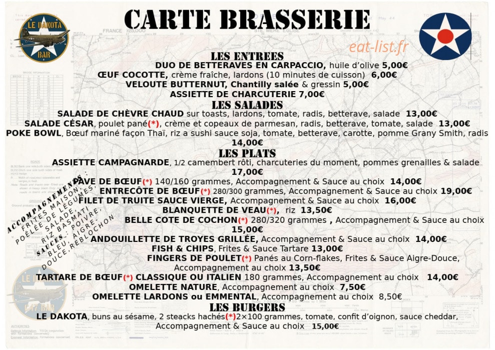Le Dakota — carte page 2