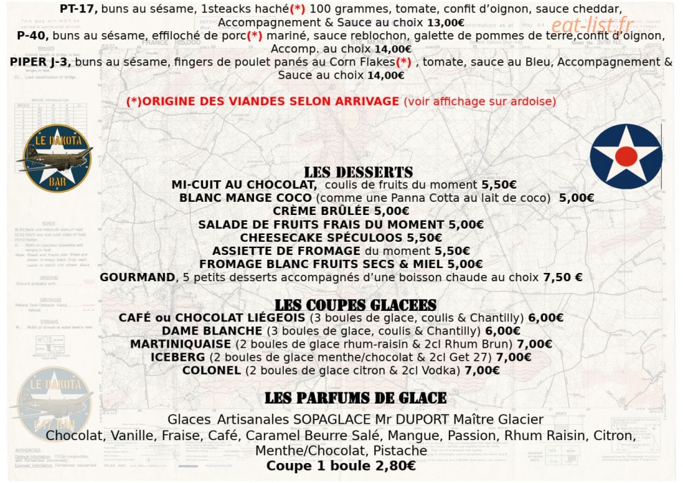 Le Dakota — carte page 3