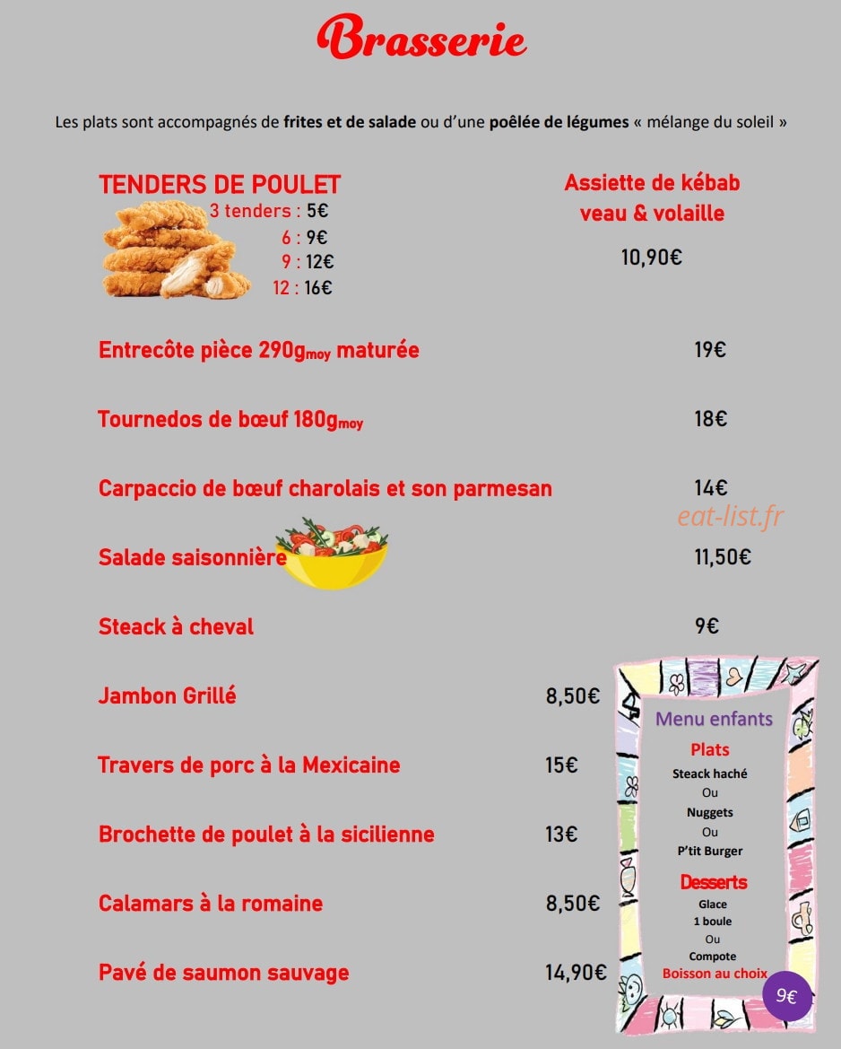 Le Ravaillac's — carte page 3