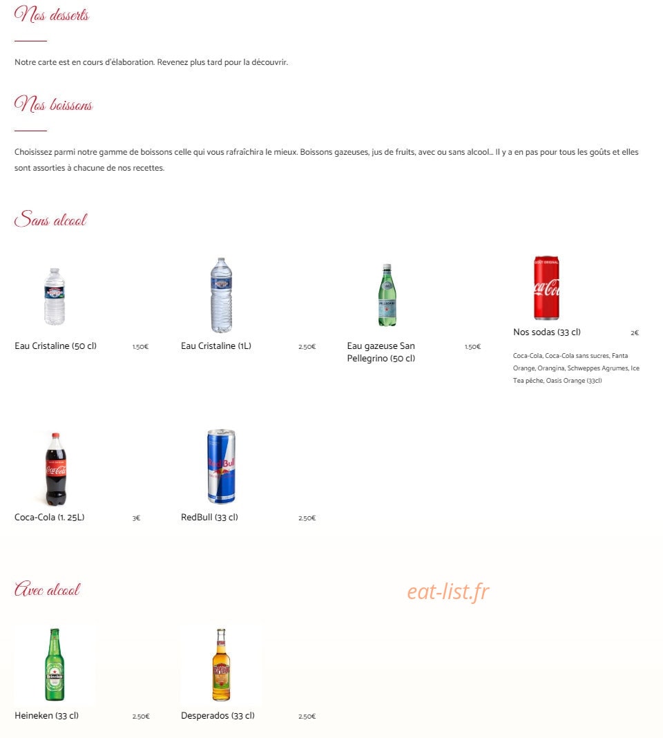 Les Quatre Saisons — carte page 5