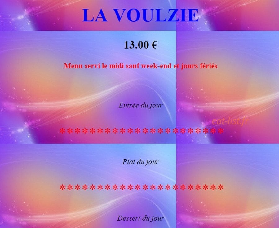 La Voulzie — carte page 1