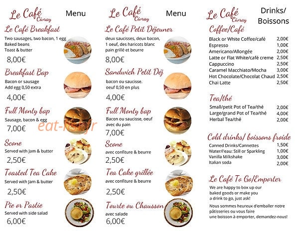Le Café — carte page 1