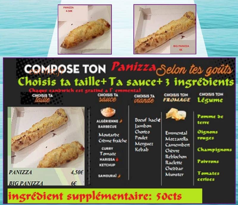 Toff Pizz — carte page 1