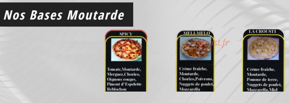 Toff Pizz — carte page 5