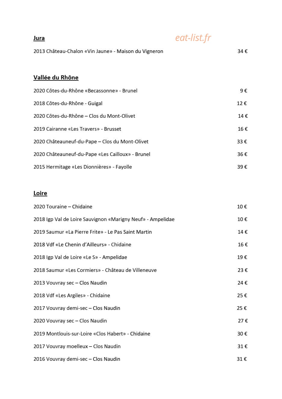Le Comme chez Soi — carte page 4