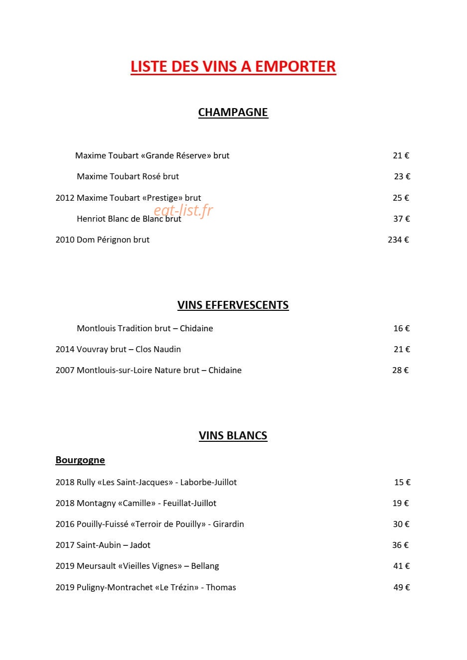 Le Comme chez Soi — carte page 3