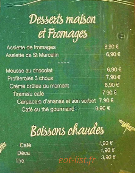 L’Auberge d’Élo — carte page 3