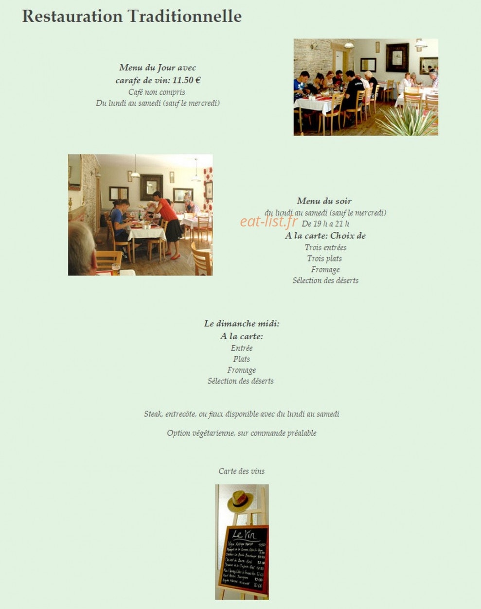Hôtel du Diamant — carte page 1