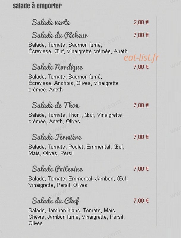 Allo Pizza — carte page 7