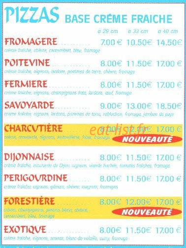 Les Pizzas de Gwen — carte page 4
