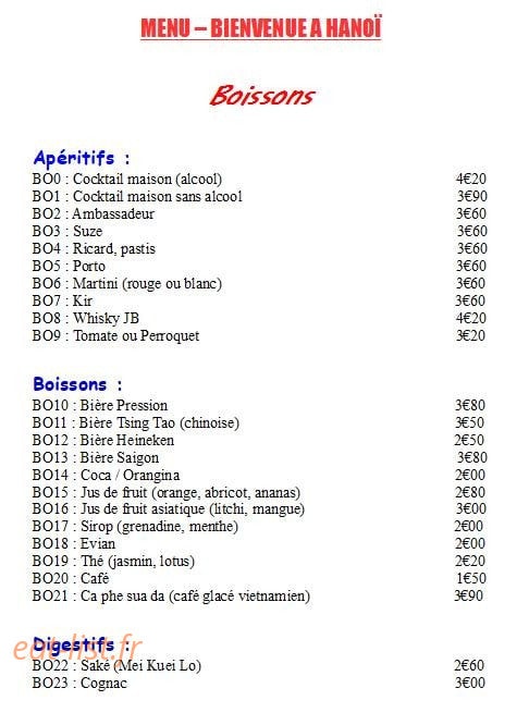 Bienvenue à Hanoï — carte page 9