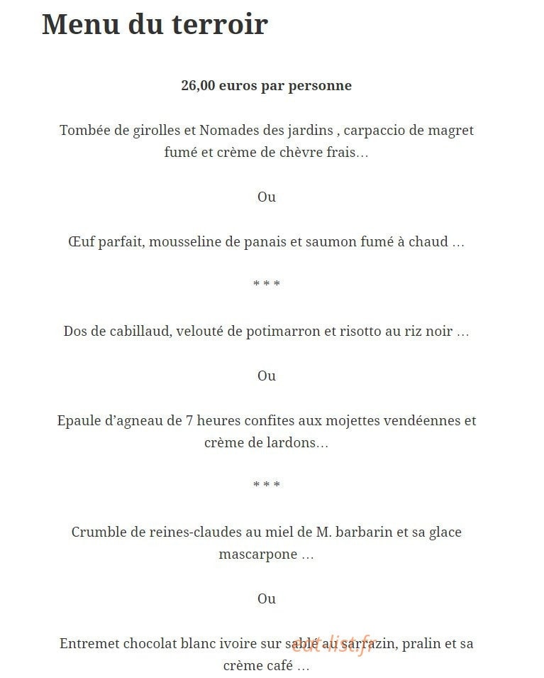 Le Lucullus — carte page 2