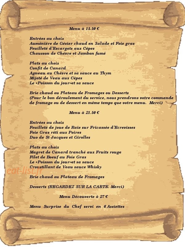 Le roman des saveurs — carte page 2