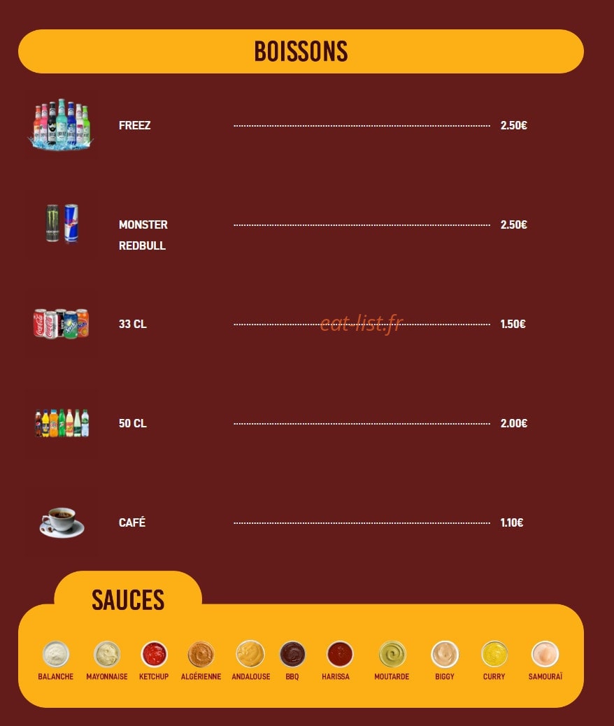 Naan Kebab — carte page 5