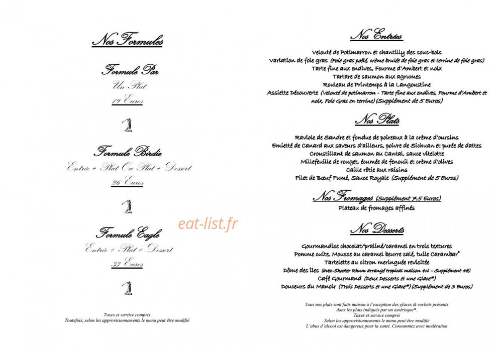 Le Cèdre — carte page 3