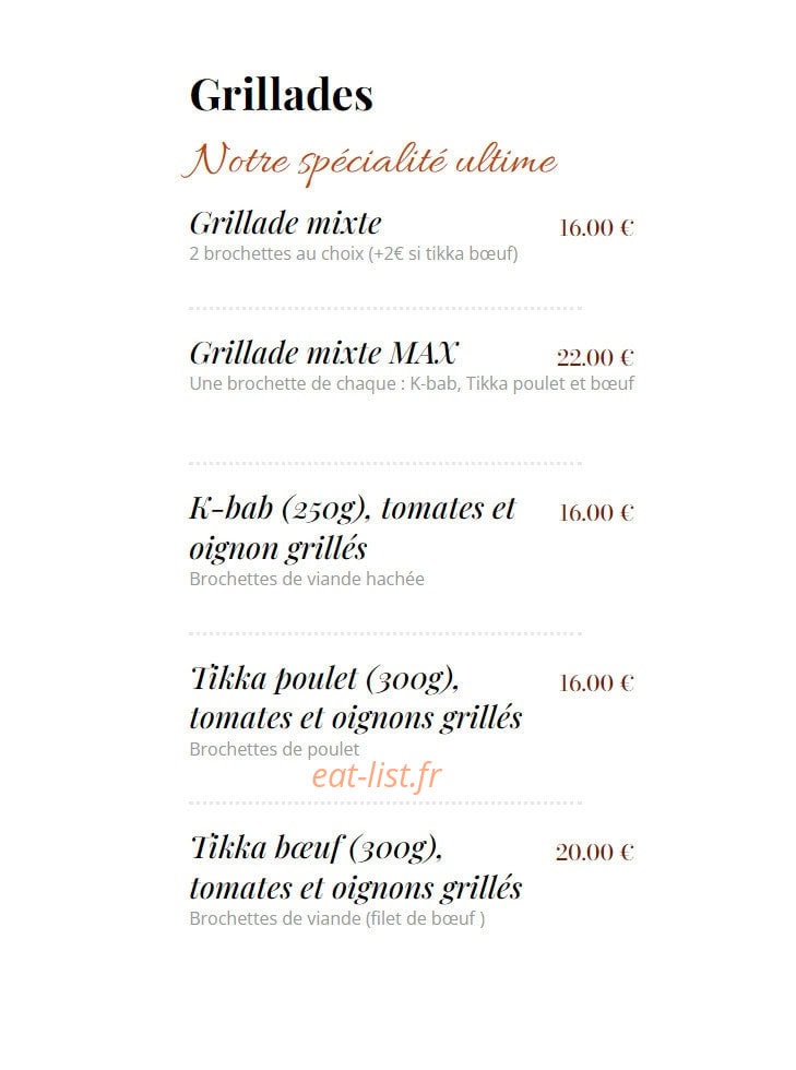 Crispy — carte page 6