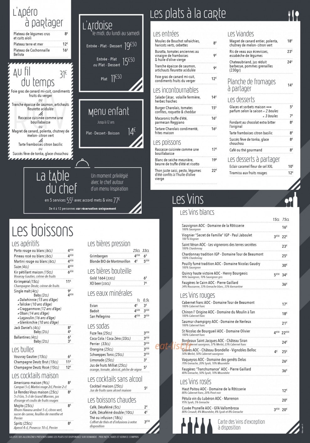 Le Rendez-Vous — carte page 1