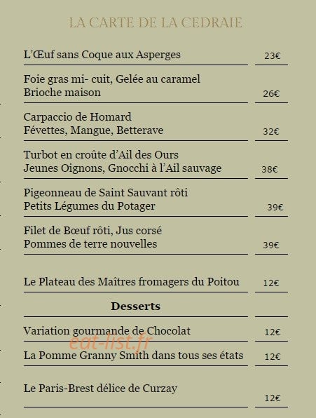 La Cédraie — carte page 2