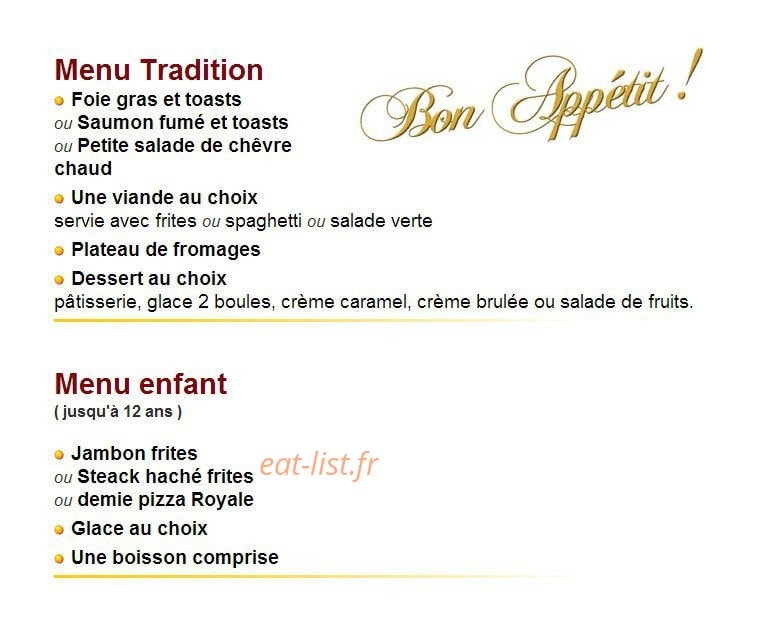 Le Sainte Catherine — carte page 1