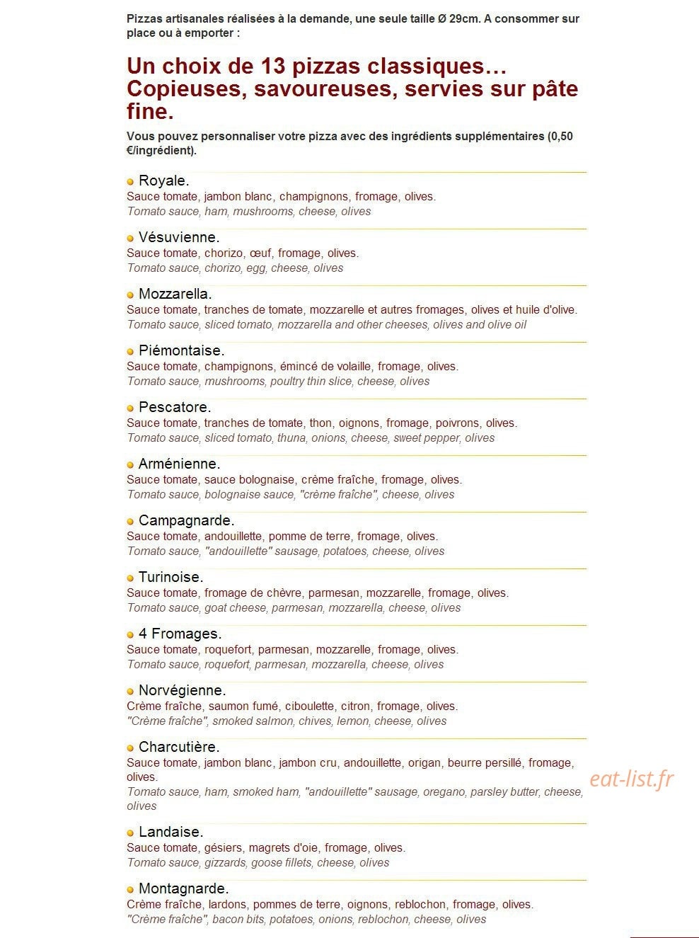 Le Sainte Catherine — carte page 3