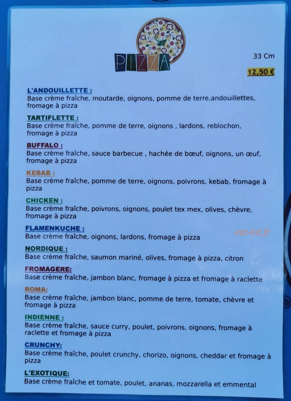 Le Cafi des amis — carte page 1