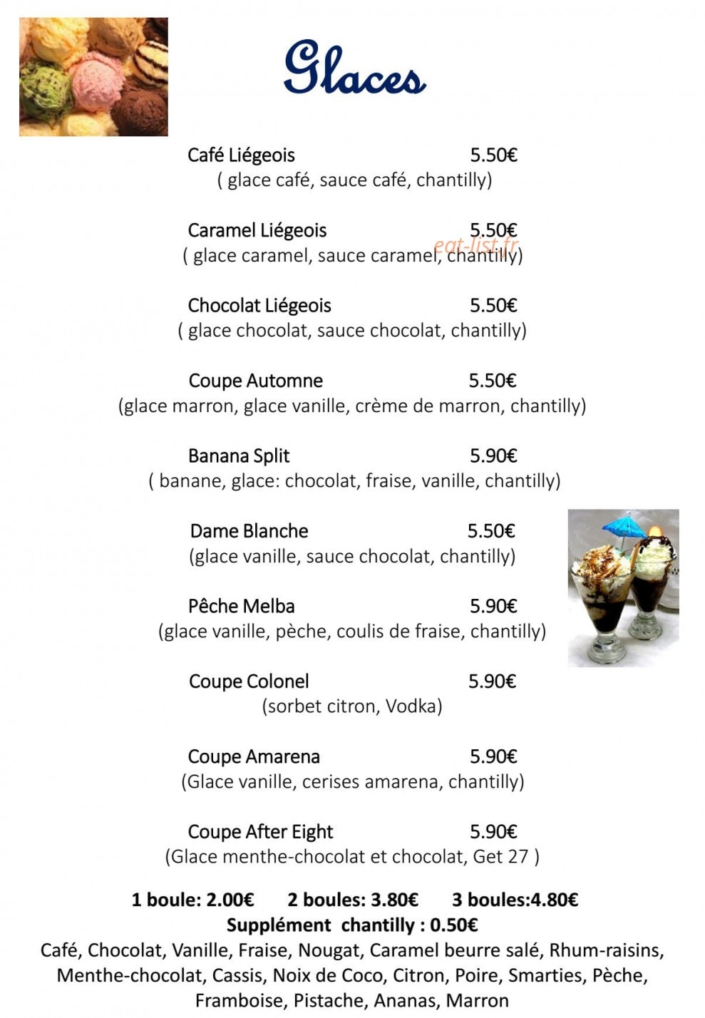 Le Melkinn's — carte page 8